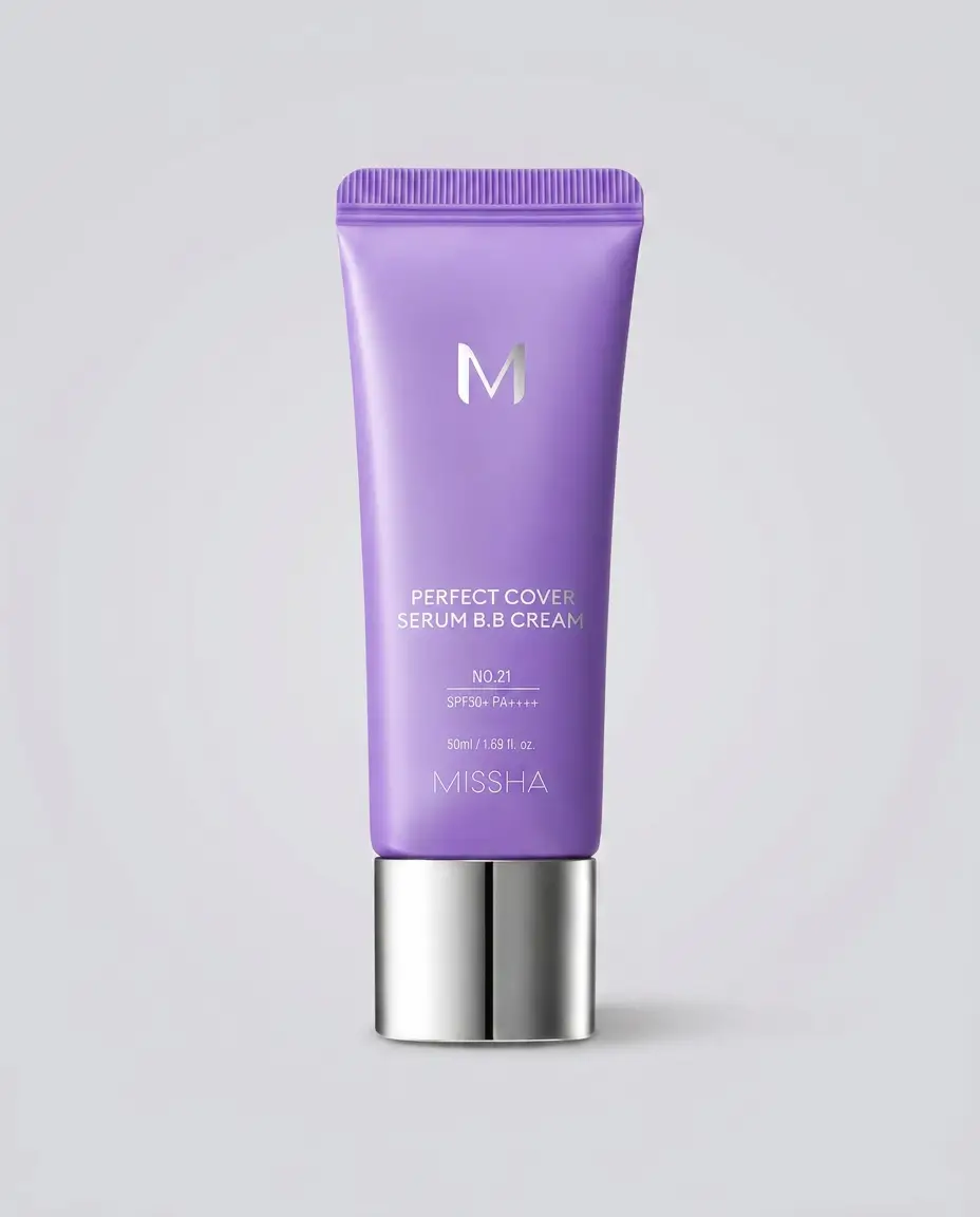 070 missha m perfect cover serum bb cream 21.natural beige 50ml 4
