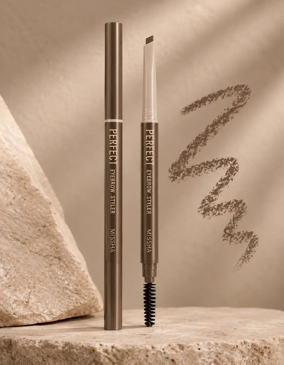 MISSHA Perfect Eyebrow Styler Dark Brown - Imagen 4