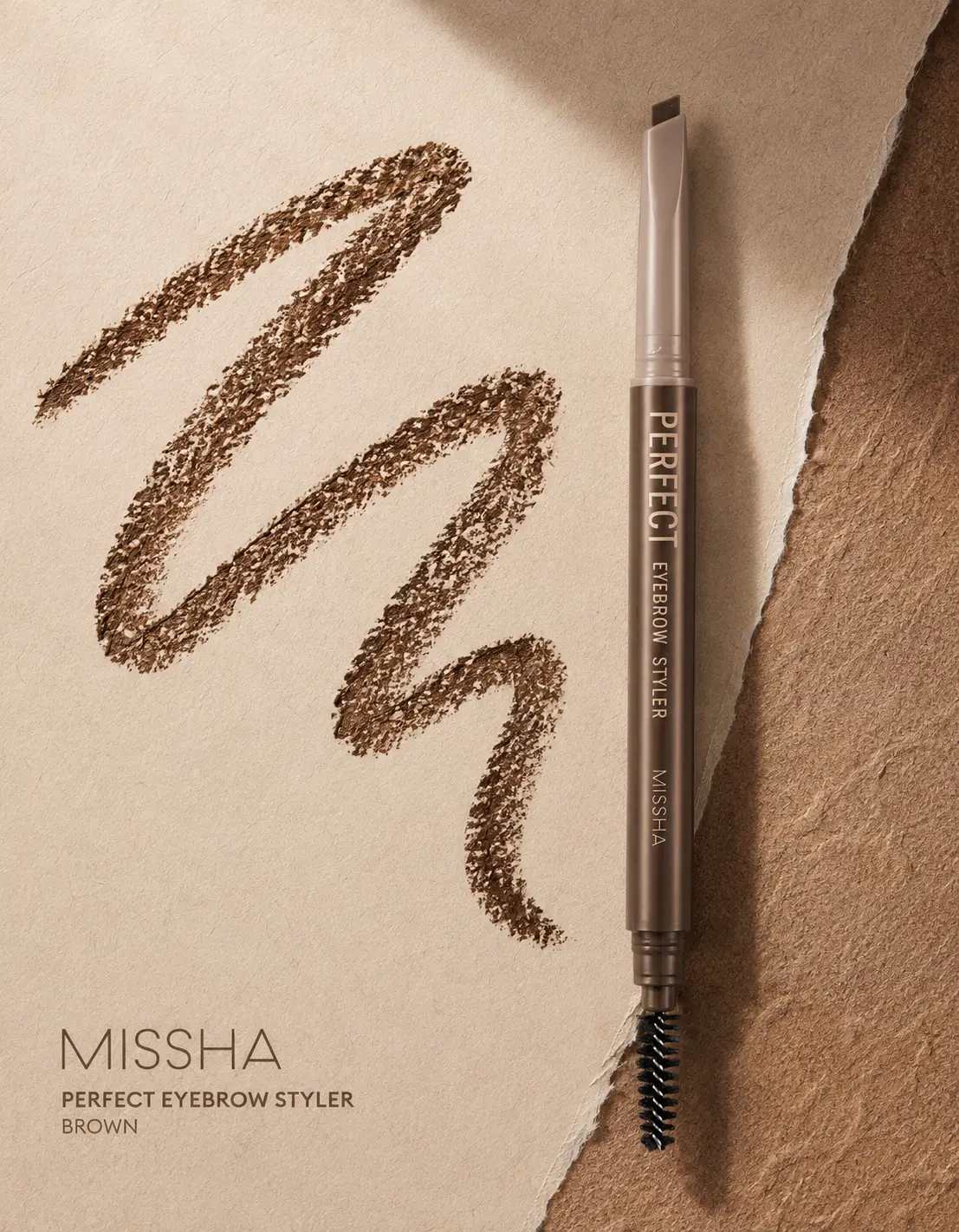 MISSHA Perfect Eyebrow Styler Dark Brown - Imagen 5