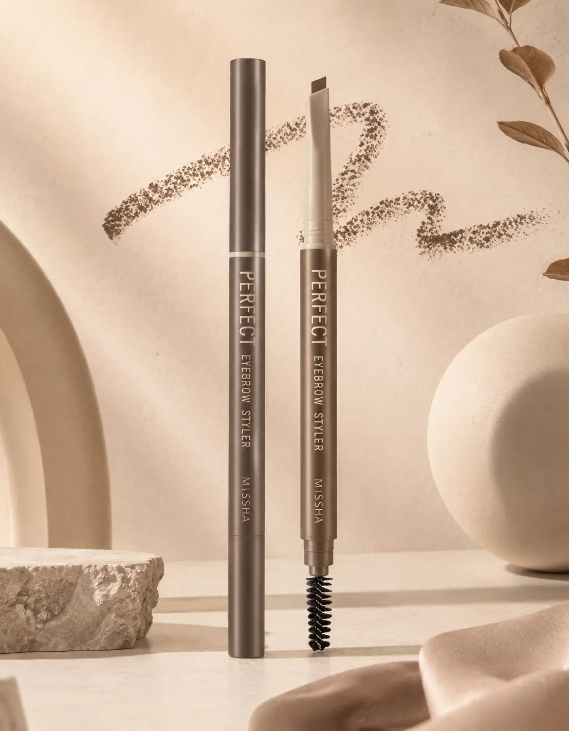 MISSHA Perfect Eyebrow Styler Dark Brown - Imagen 3