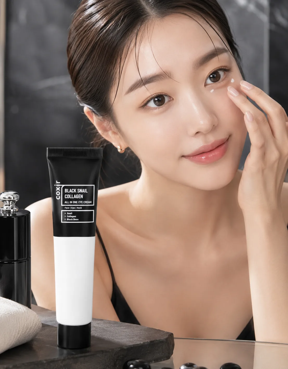 Coxir - Black Snail Collagen All in One Eye Cream - Imagen 4