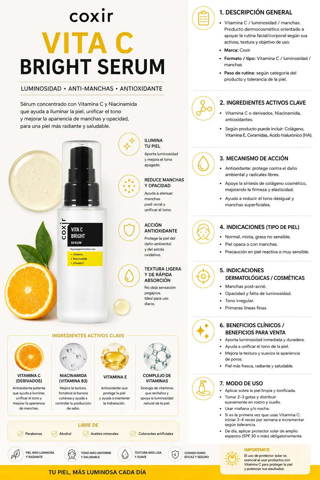 Coxir - Vita C Bright Serum - Imagen 2